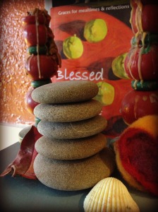 Our Family Cairn-stones from the WA coast representing each of our family members